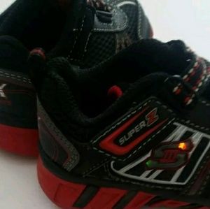 LIGHT UP" Boys S Lights Super Z SKX Sneakers sz 6